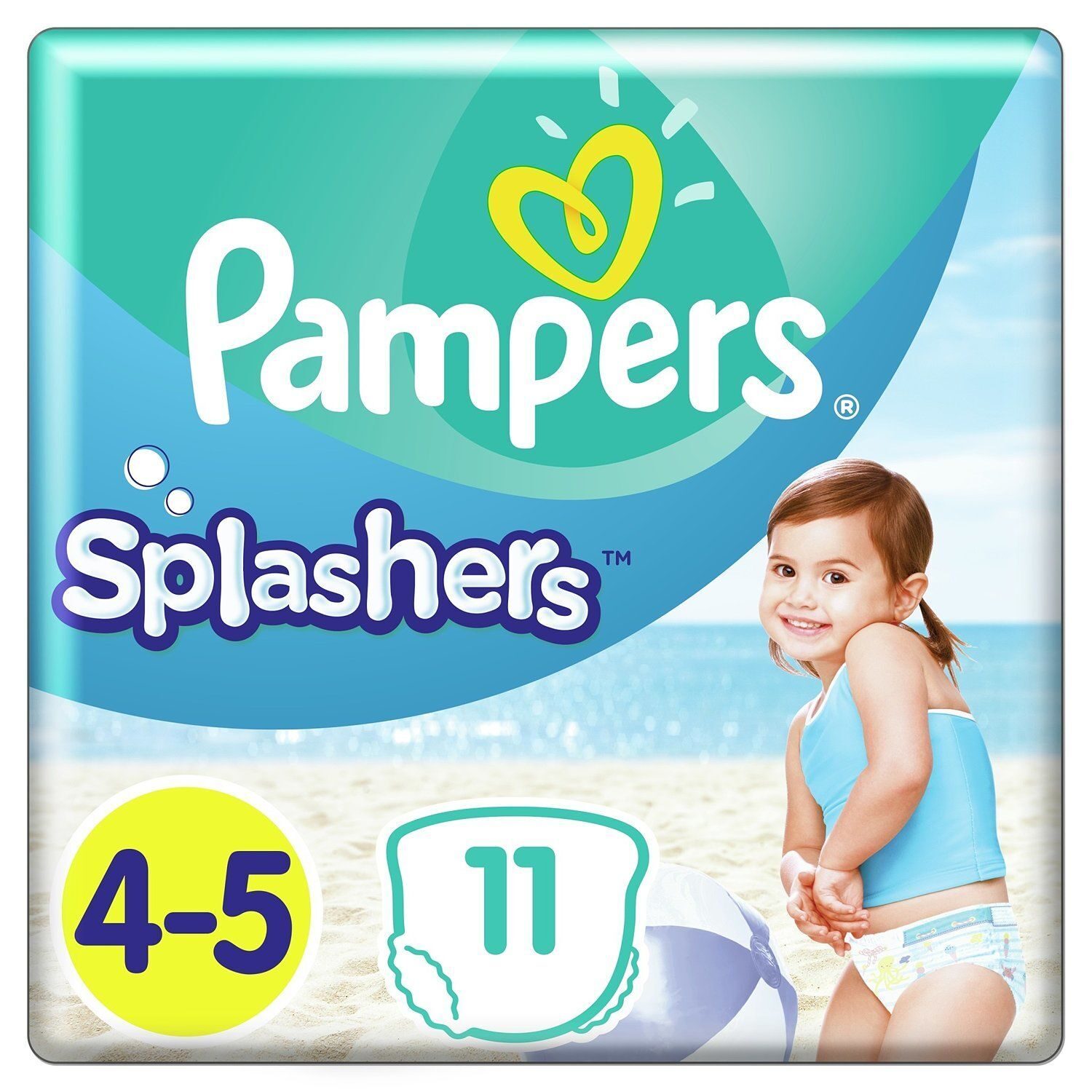 Трусики для плавания Pampers 4-5 9-15кг 11шт